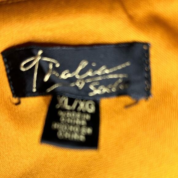 THALIA SODI Womens Gold Off Shoulder Short Cocktail Body Con Dress XL - Picture 5 of 7